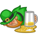 leprechaun drunk icon
