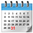 date, end, period, calendar, schedule, month icon