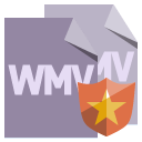 shield, file, wmv, format icon