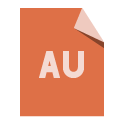 format, au, file icon