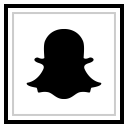 media, logo, social, snapchat icon