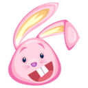 pink rabbit icon