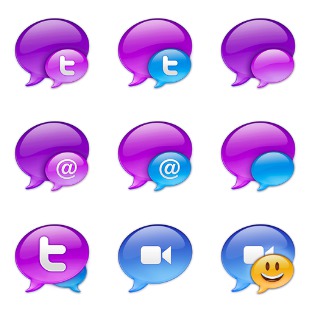 Balloons icon sets preview