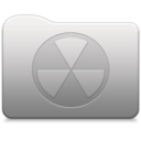 Aluminum folder Burn icon