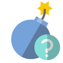 help, bomb icon