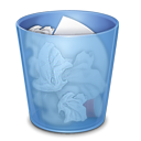 full, recycle bin, trash icon