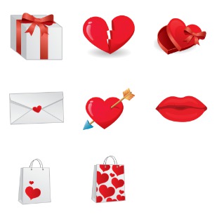 Love And Breakup icon sets preview