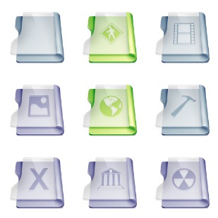 Rise Folders icon sets preview