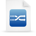blue, document, file, paper icon