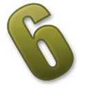 Number 6 icon