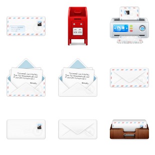Mail icon sets preview