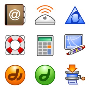 Clipper System 2 icon sets preview