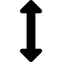 Vertical resizing option icon