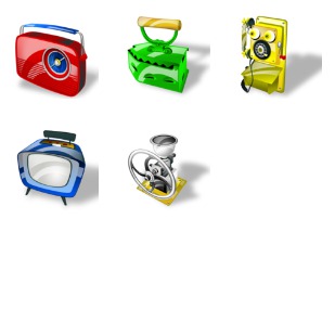 Antique icon sets preview