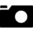 Photo camera filled tool icon