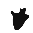 Burundi country map silhouette icon