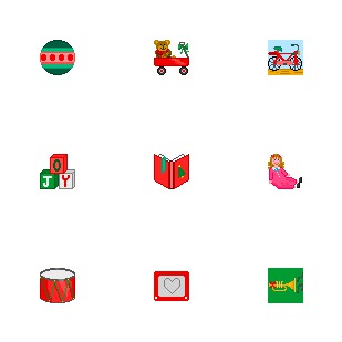 Christmas Toys icon sets preview