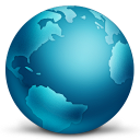 network globe connected icon