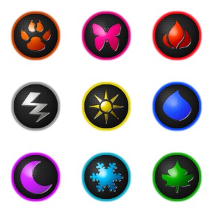 Elements icon sets preview