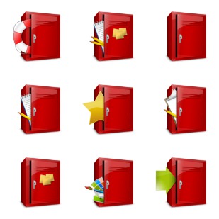 Shiny Lockers icon sets preview