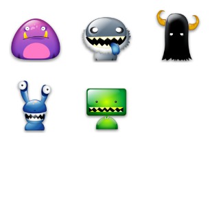 Monster icon sets preview
