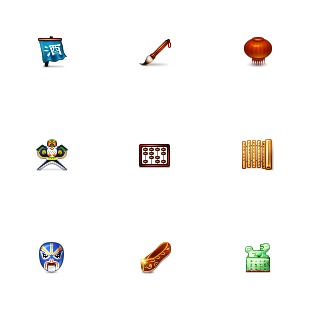 Most Chinese, Most Pixels icon sets preview