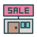 Sale shop icon