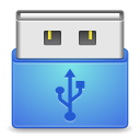 Devices drive removable media usb icon