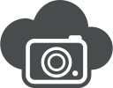 cloud, photo, picture, image, cloud computing, camera, multimedia icon