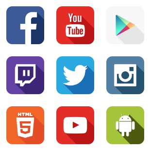 M Social Pack icon sets preview