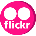 social, connection, media, flickr, network, web icon