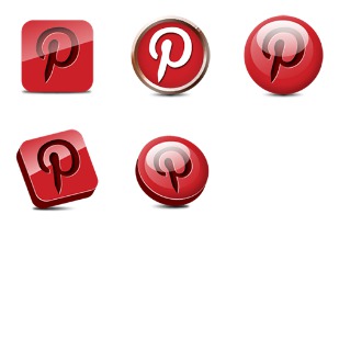 Pinterest icon sets preview