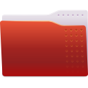 folder, red icon