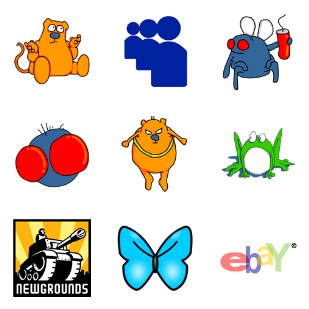 Popular Sites icon sets preview