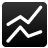 Chart, Line icon
