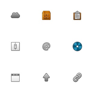The Clean Desk icon sets preview