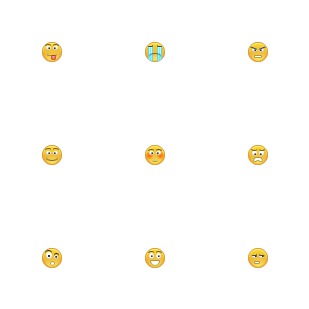 Free Smiles icon sets preview