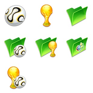 Comic World Cup icon sets preview