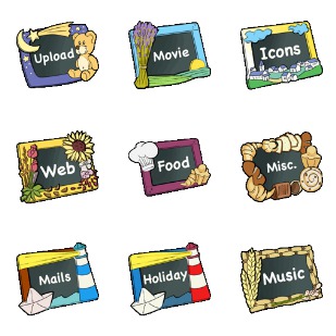 Slate icon sets preview
