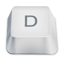 letter uppercase D icon