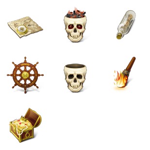 Pirates icon sets preview