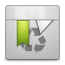 places user trash full icon