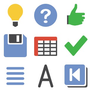 Google Plus Interface Icons icon sets preview