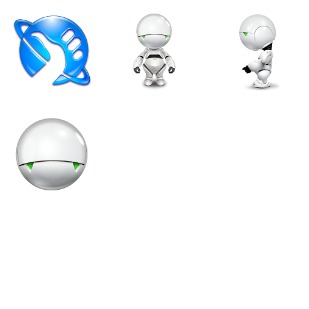 The Hitchhiker's Guide to the Galaxy icon sets preview