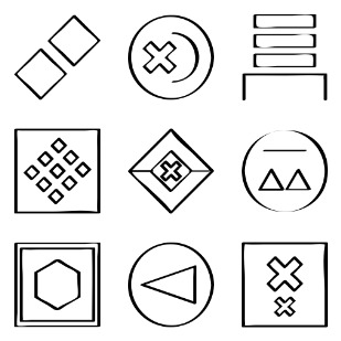 Abstract 5 ! icon sets preview