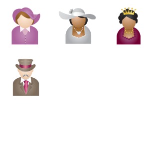 People With Hat icon sets preview