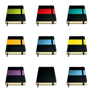 Moleskine icon sets preview