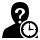 anonymous, clock icon