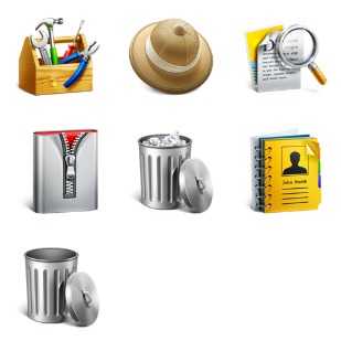 Custom Mac OS icon sets preview