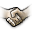 emblem, hand shake icon